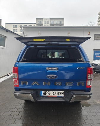 Ford Ranger cena 117000 przebieg: 206800, rok produkcji 2020 z Pruszków małe 121